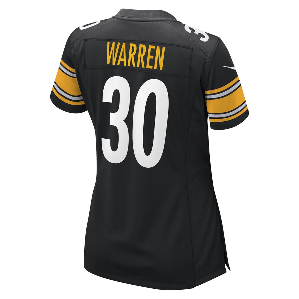 Women's Pittsburgh Steelers Jaylen Warren Nike Black Game Player Jersey - Image 4