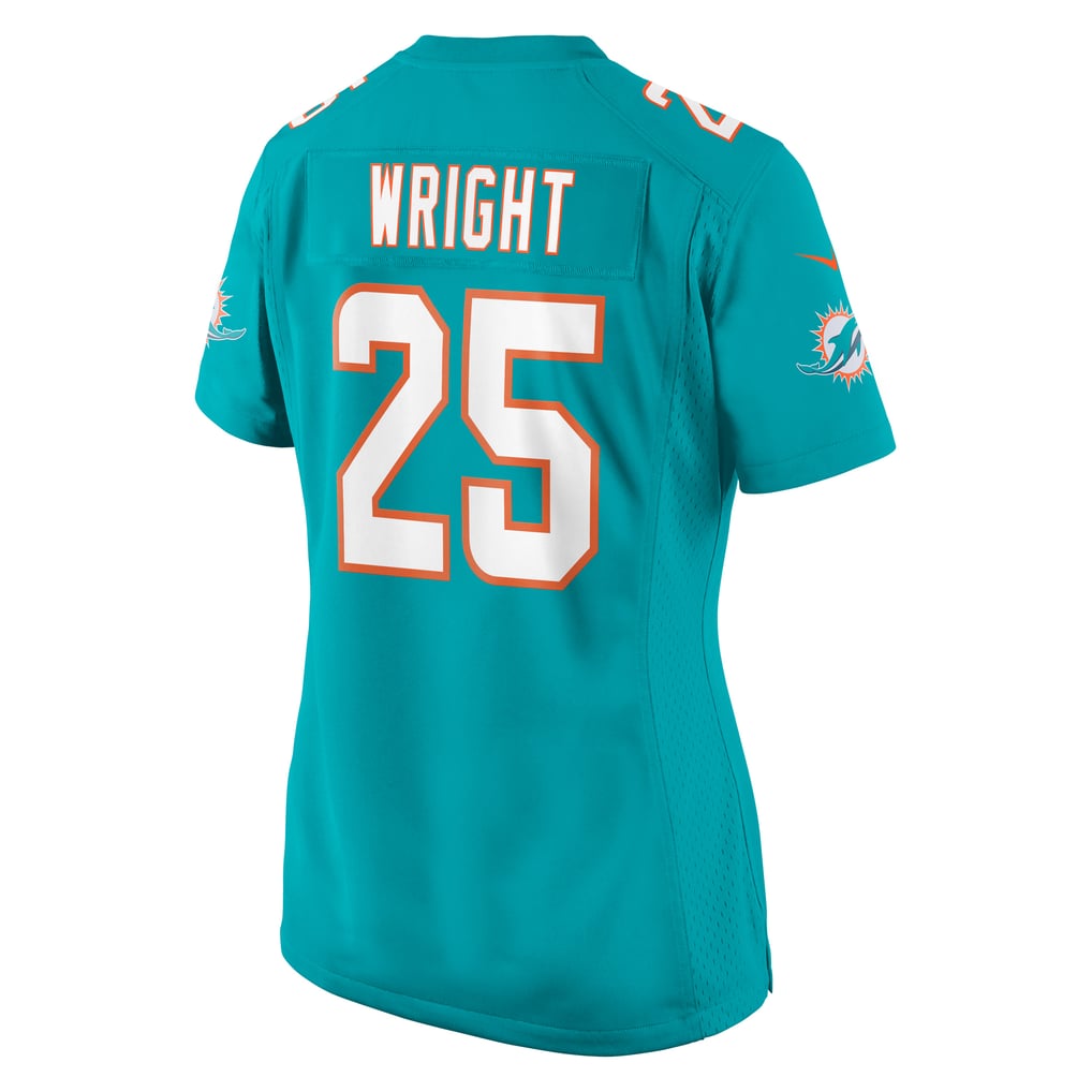 Women's Miami Dolphins Jaylen Wright Nike  Aqua  Game Jersey - Image 4