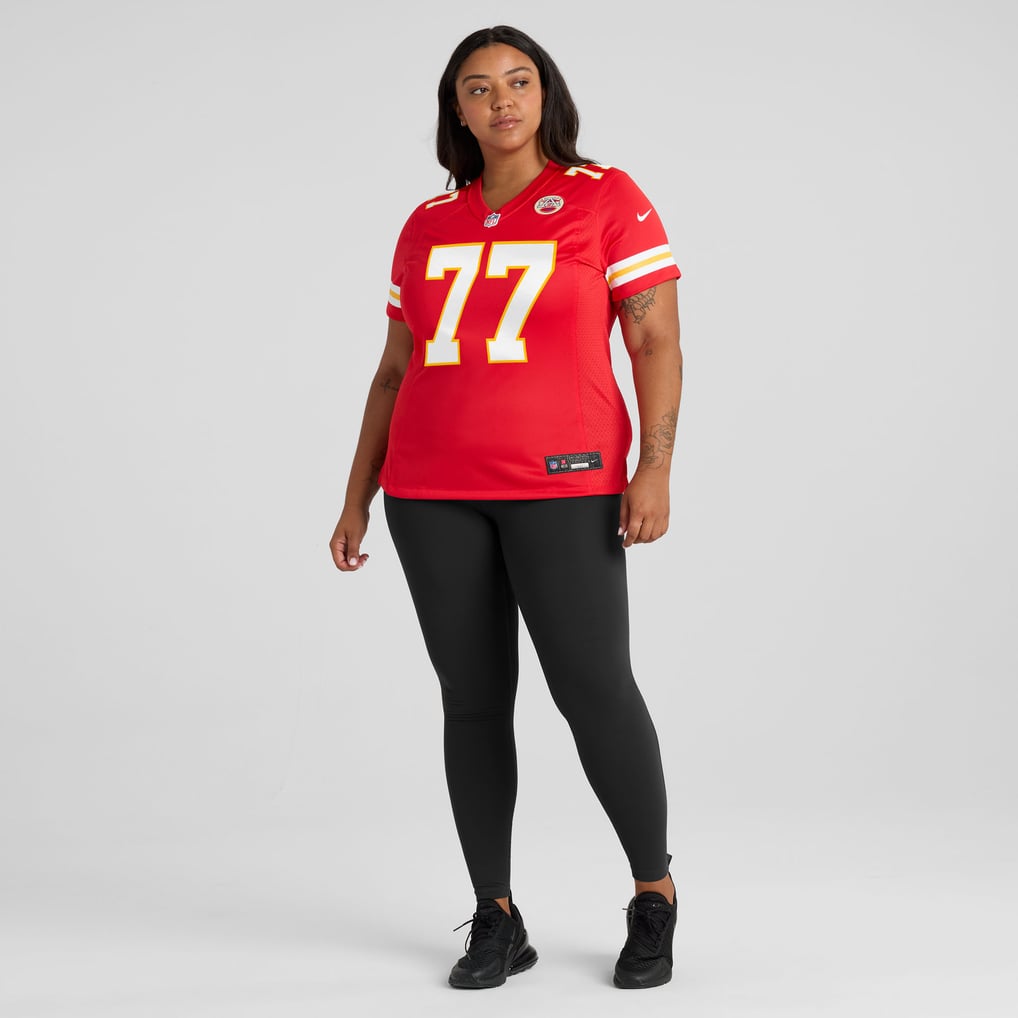 Women's Kansas City Chiefs Jaylon Moore Nike  Red Team Game Jersey - Image 7