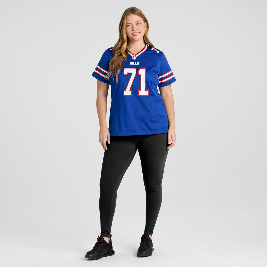 Women's Buffalo Bills Jedrick Wills Jr. Nike Royal Team Game Jersey - Image 5
