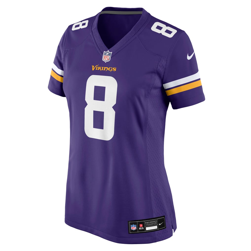 Women's Minnesota Vikings Jeff Okudah Nike  Purple Team Game Jersey - Image 3
