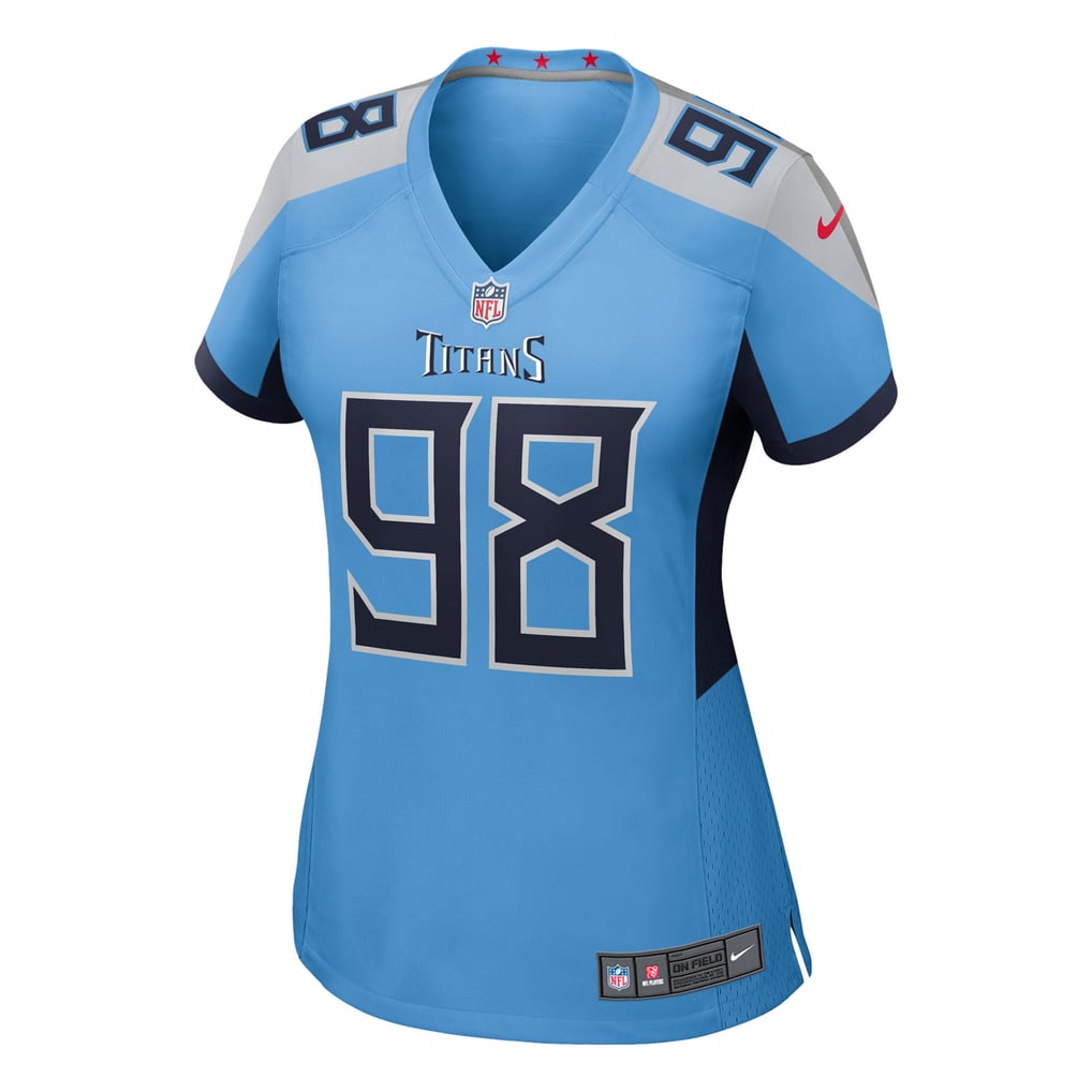 Women's Tennessee Titans Jeffery Simmons Nike  Light Blue Team Game Jersey - Image 3