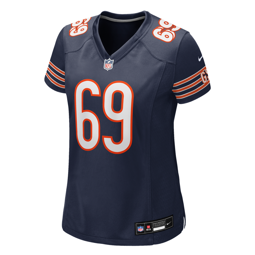 Women's Chicago Bears Jeremiah Martin Nike Navy Team Game Jersey - Image 3
