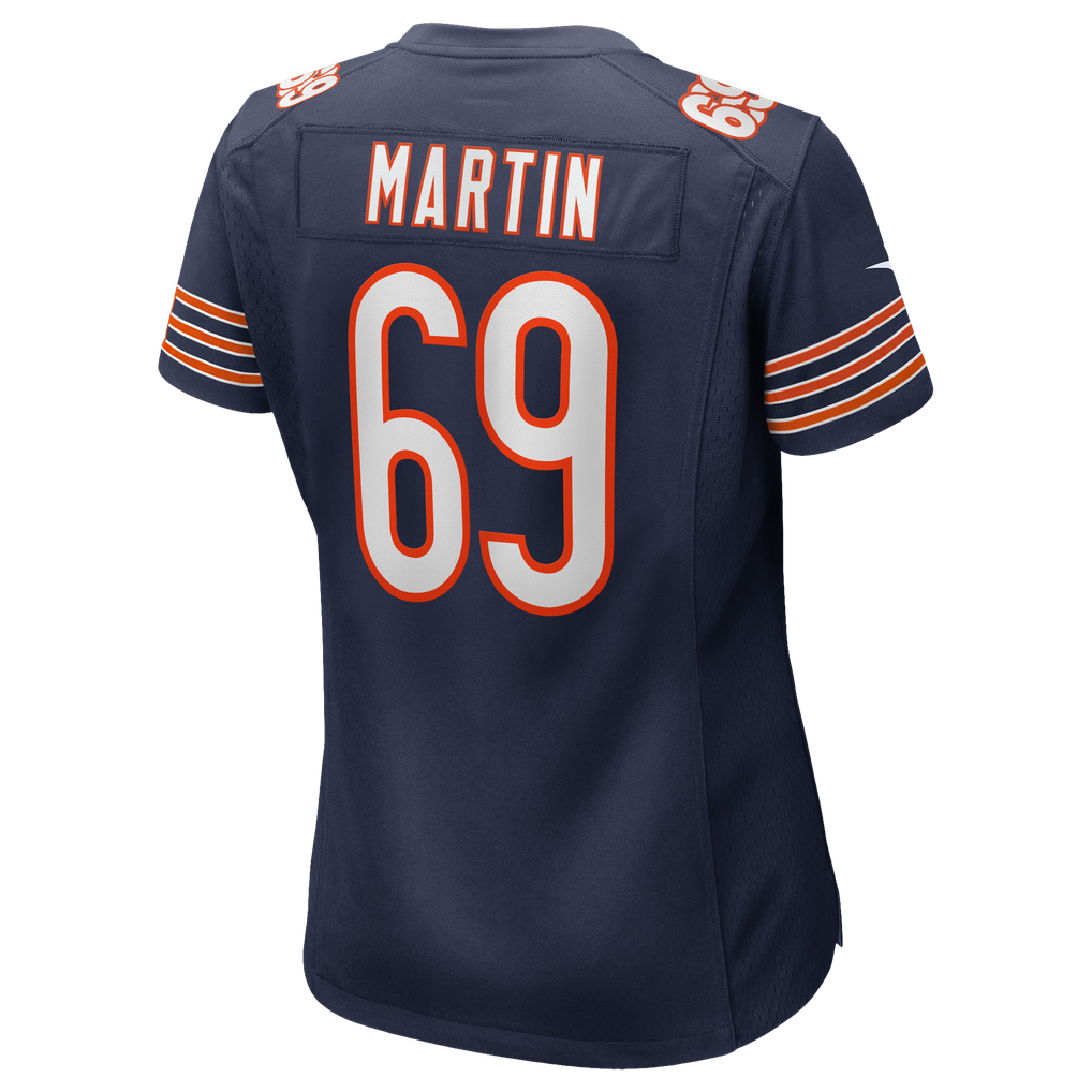 Women's Chicago Bears Jeremiah Martin Nike Navy Team Game Jersey - Image 4