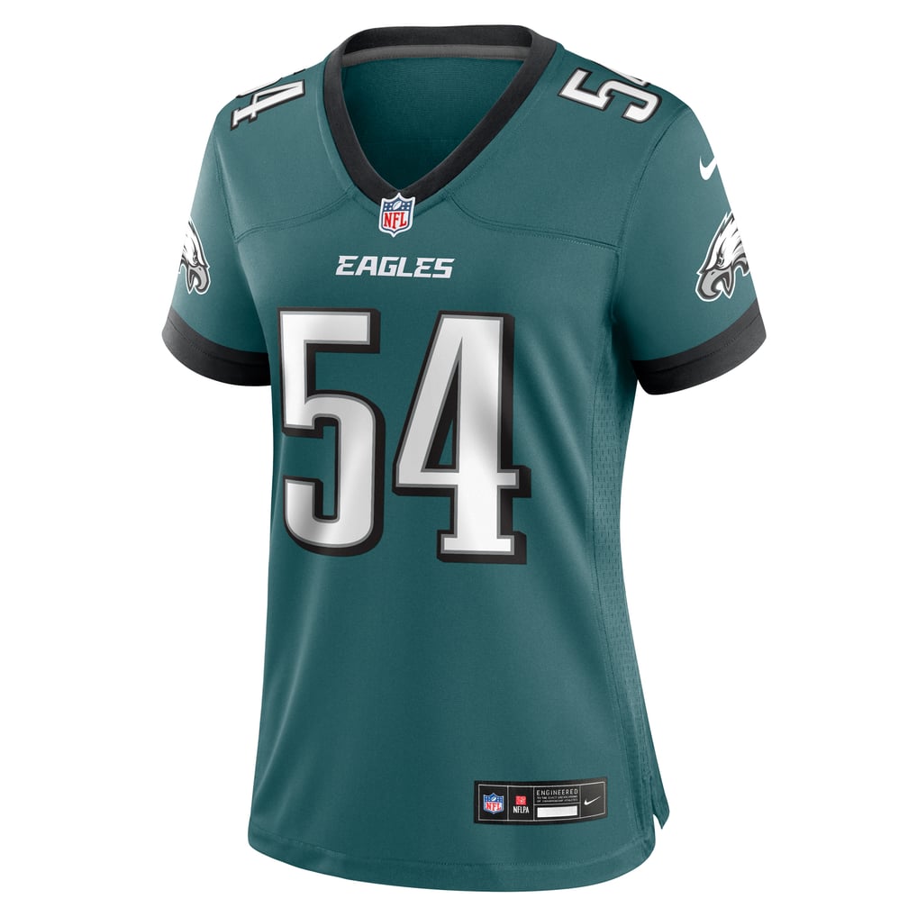 Women's Philadelphia Eagles Jeremiah Trotter Jr. Nike Midnight Green Team Game Jersey - Image 3