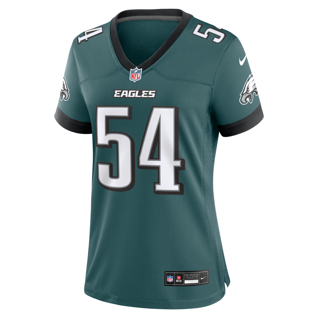 Women's Philadelphia Eagles Jeremiah Trotter Jr. Nike  Midnight Green Team Game Jersey - Image 3