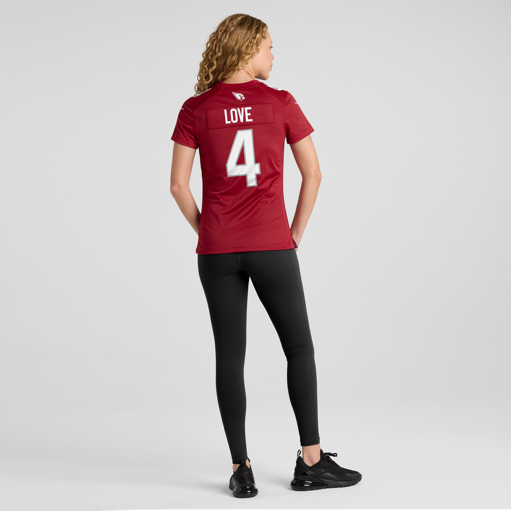 Women's Arizona Cardinals Jeremiyah Love Nike Cardinal Game Jersey - Image 4