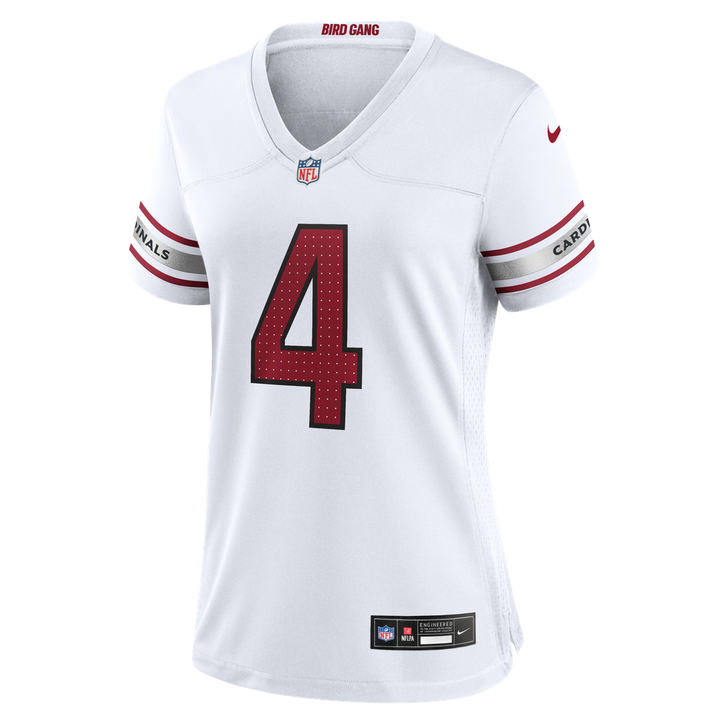 Women's Arizona Cardinals Jeremiyah Love Nike White Game Jersey - Image 3