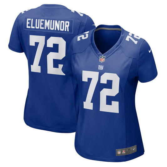 Women's New York Giants Jermaine Eluemunor Nike  Royal  Game Jersey - Image 1