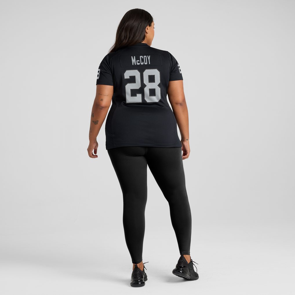 Women's Las Vegas Raiders Jermod McCoy Nike Black Team Game Jersey - Image 6
