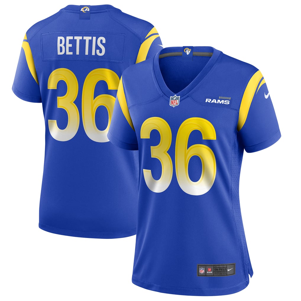 Women's Los Angeles Rams Jerome Bettis Nike Royal Game Retired Player Jersey - Image 2