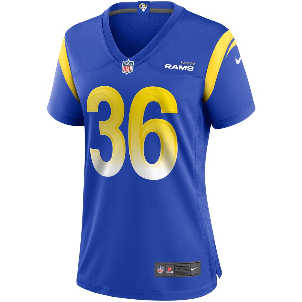 Women's Los Angeles Rams Jerome Bettis Nike Royal Game Retired Player Jersey - Image 3