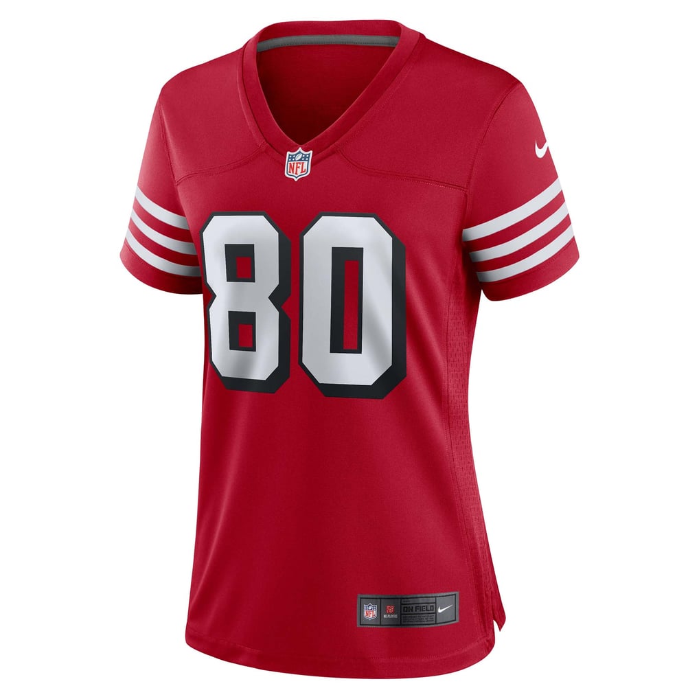 Women's San Francisco 49ers Jerry Rice Nike Scarlet Alternate Game Jersey - Image 3