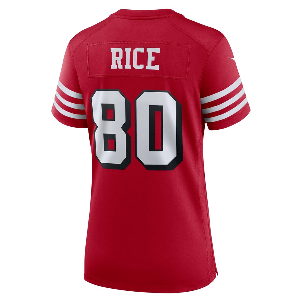 Women's San Francisco 49ers Jerry Rice Nike Scarlet Alternate Game Jersey - Image 4