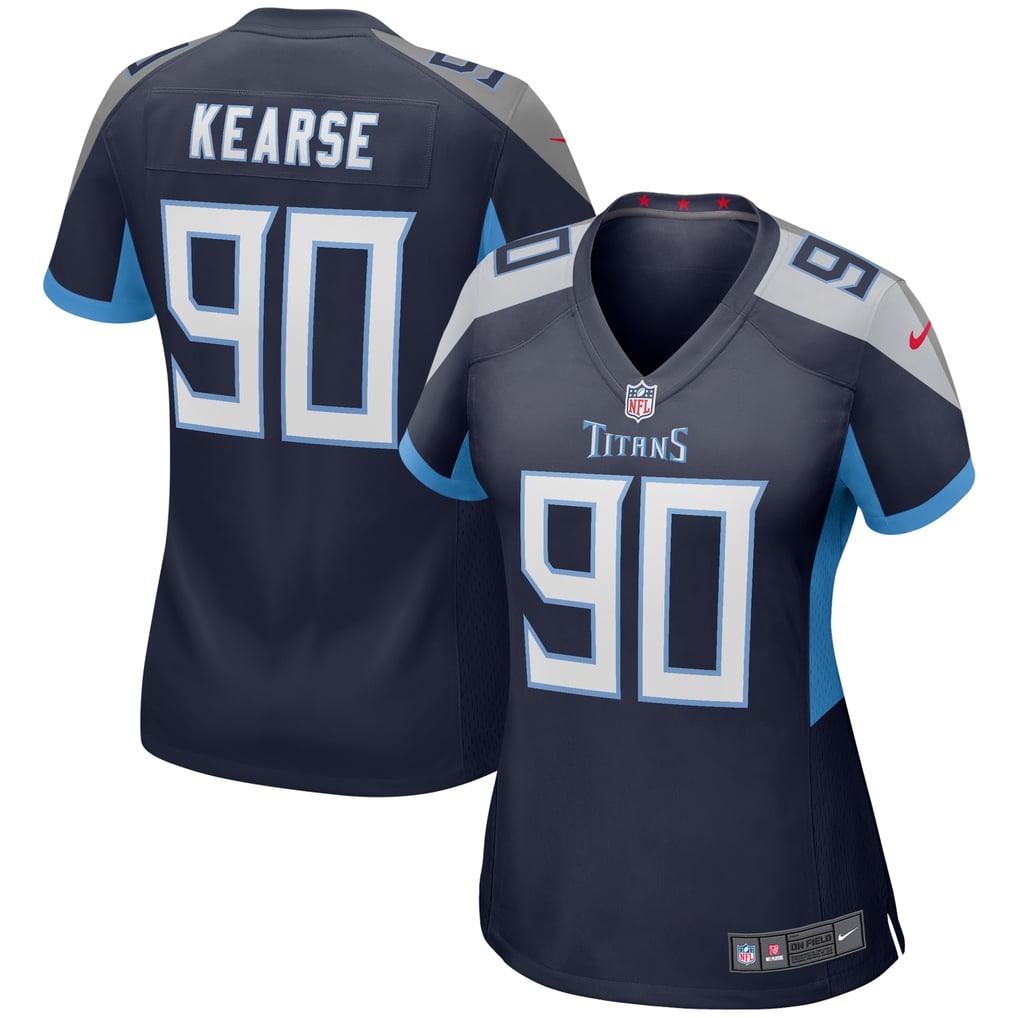 Women's Tennessee Titans Jevon Kearse Nike Navy Game Retired Player Jersey - Image 1