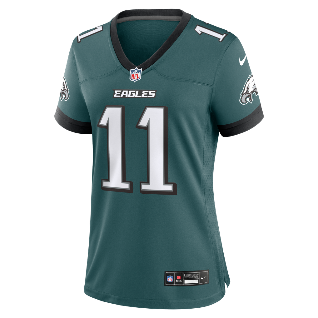 Women's Philadelphia Eagles Jihaad Campbell Nike Midnight Green Team Game Jersey - Image 3