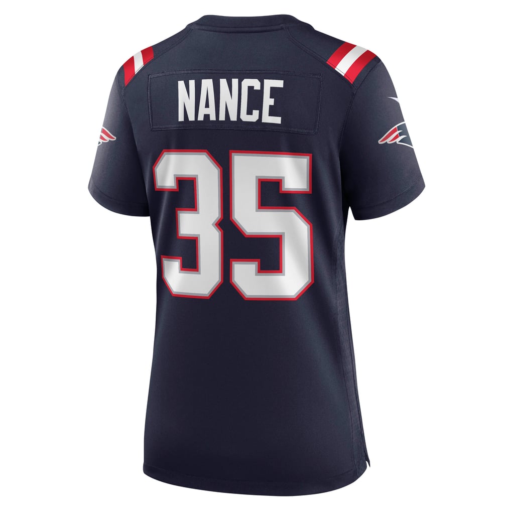 Women's New England Patriots Jim Nance Nike Navy Retired Player Jersey - Image 4