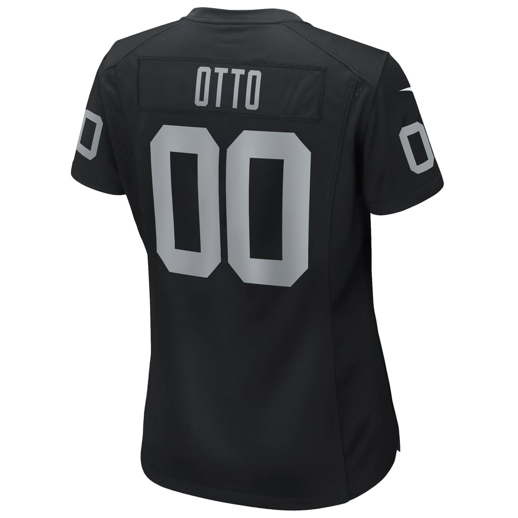 Women's Las Vegas Raiders Jim Otto Nike Black Game Retired Player Jersey - Image 4