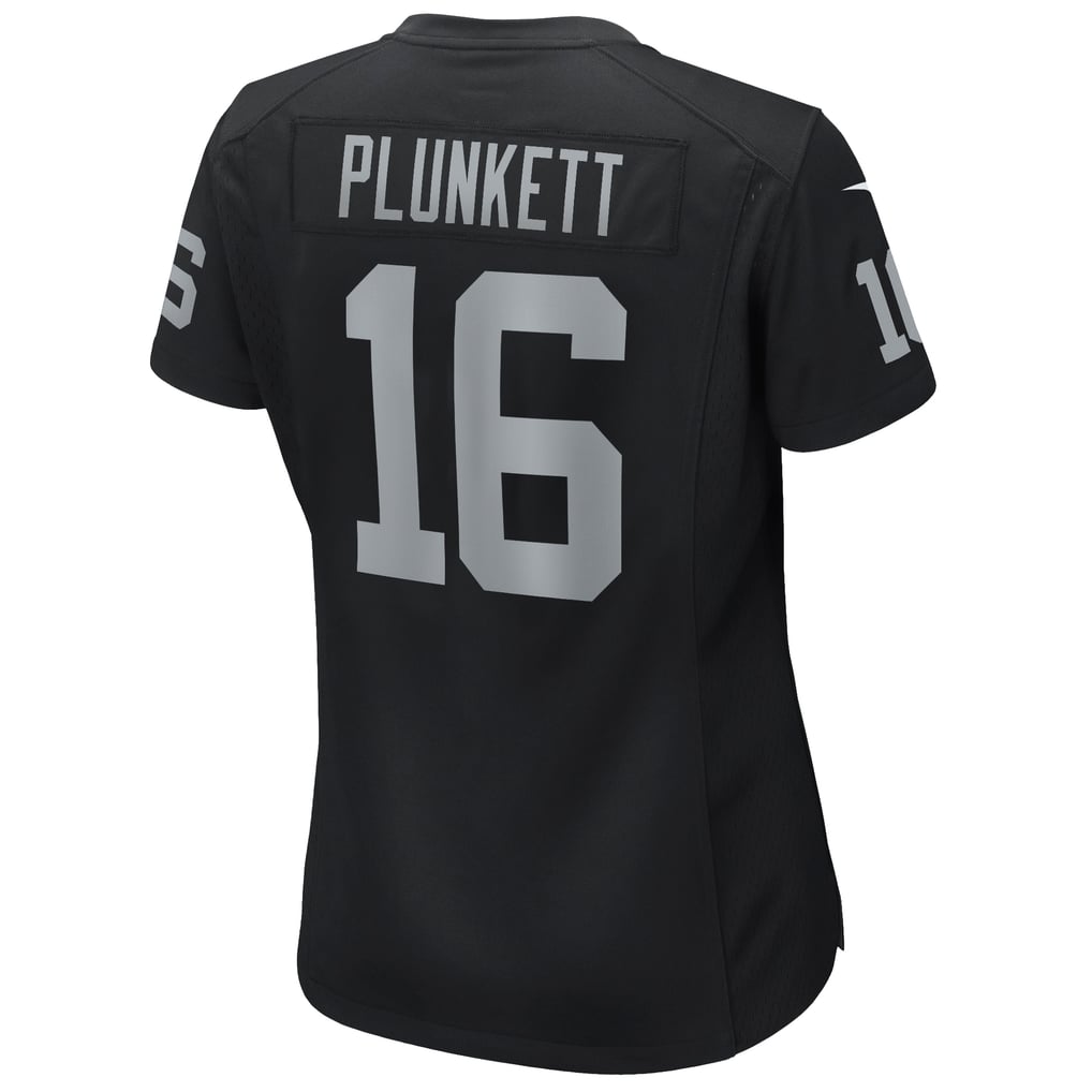 Women's Las Vegas Raiders Jim Plunkett Nike Black Game Retired Player Jersey - Image 4
