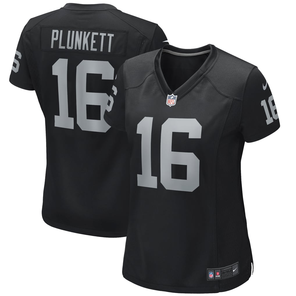 Women's Las Vegas Raiders Jim Plunkett Nike Black Game Retired Player Jersey - Image 1