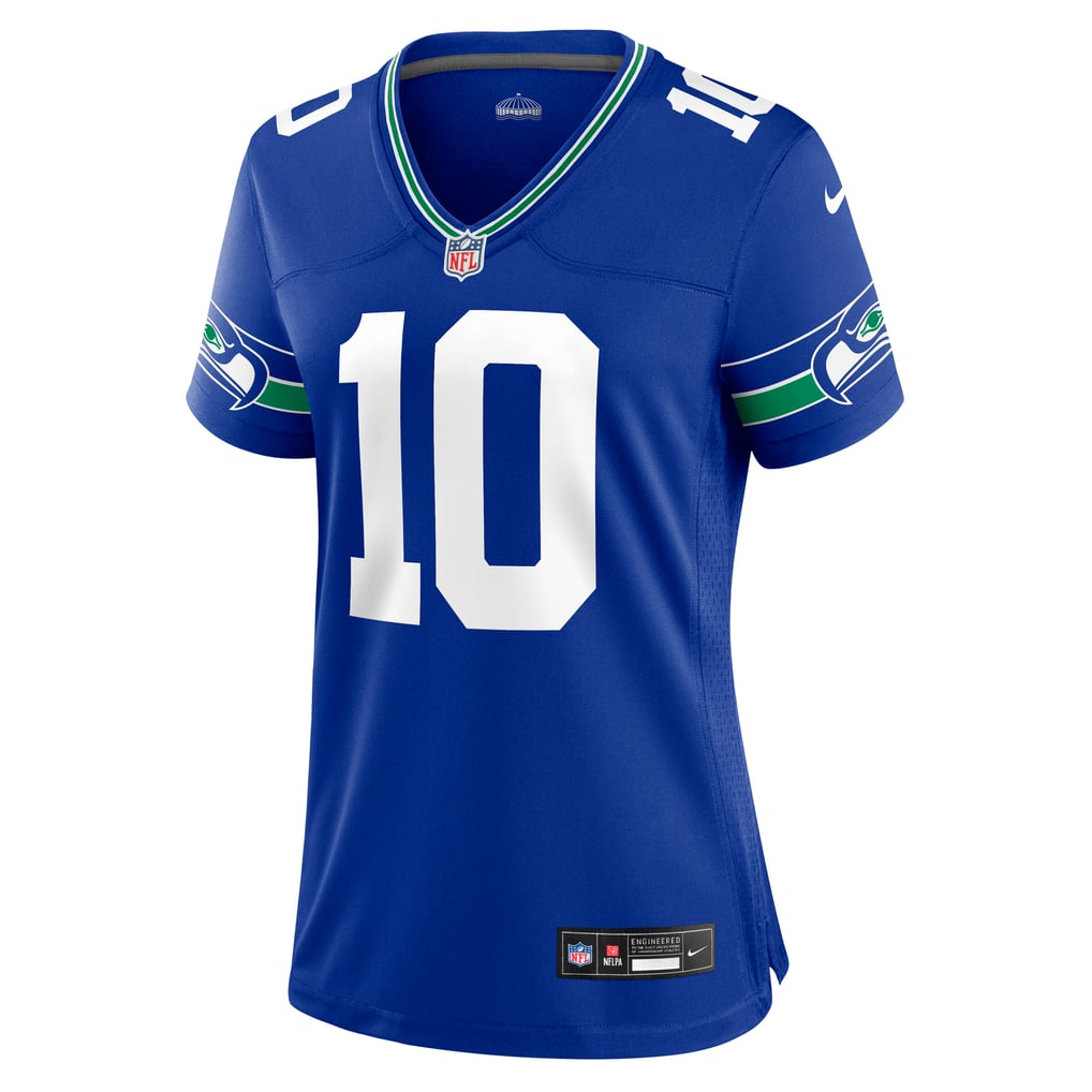 Women's Seattle Seahawks Jim Zorn Nike Royal Throwback Retired Player Game Jersey - Image 3