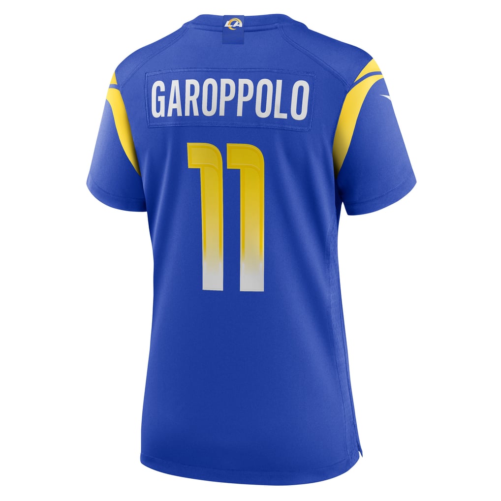 Women's Los Angeles Rams Jimmy Garoppolo Nike  Royal Team Game Jersey - Image 4