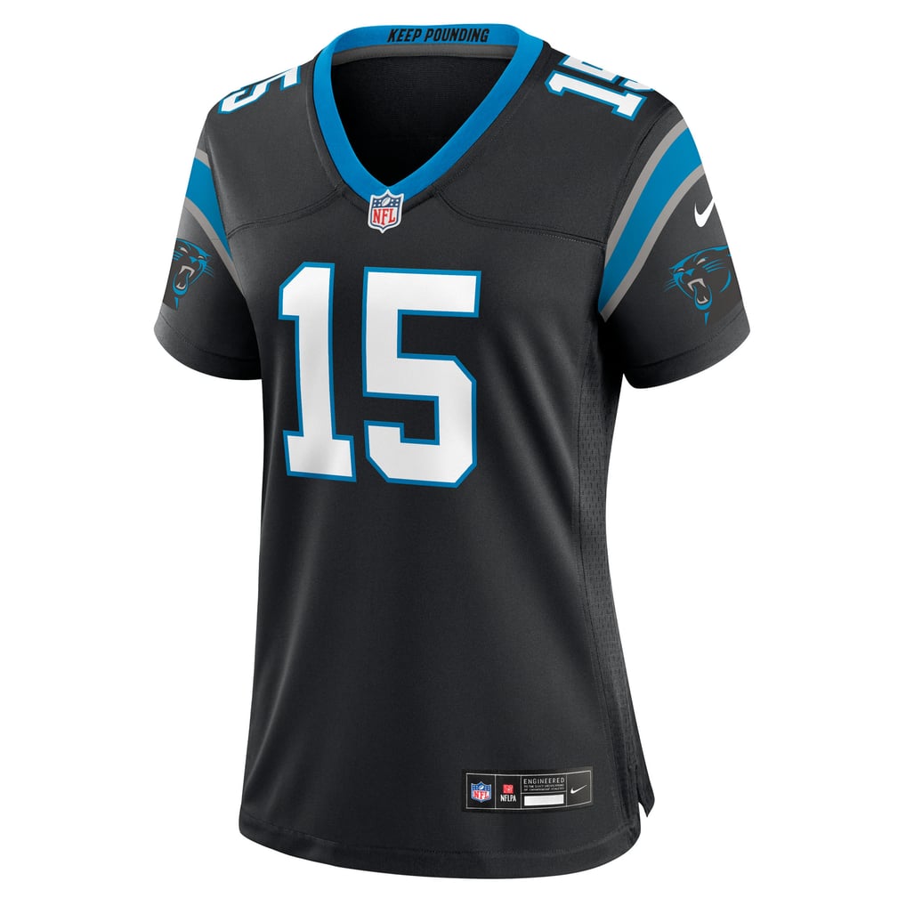 Women's Carolina Panthers Jimmy Horn Jr Nike Black Team Game Jersey - Image 3