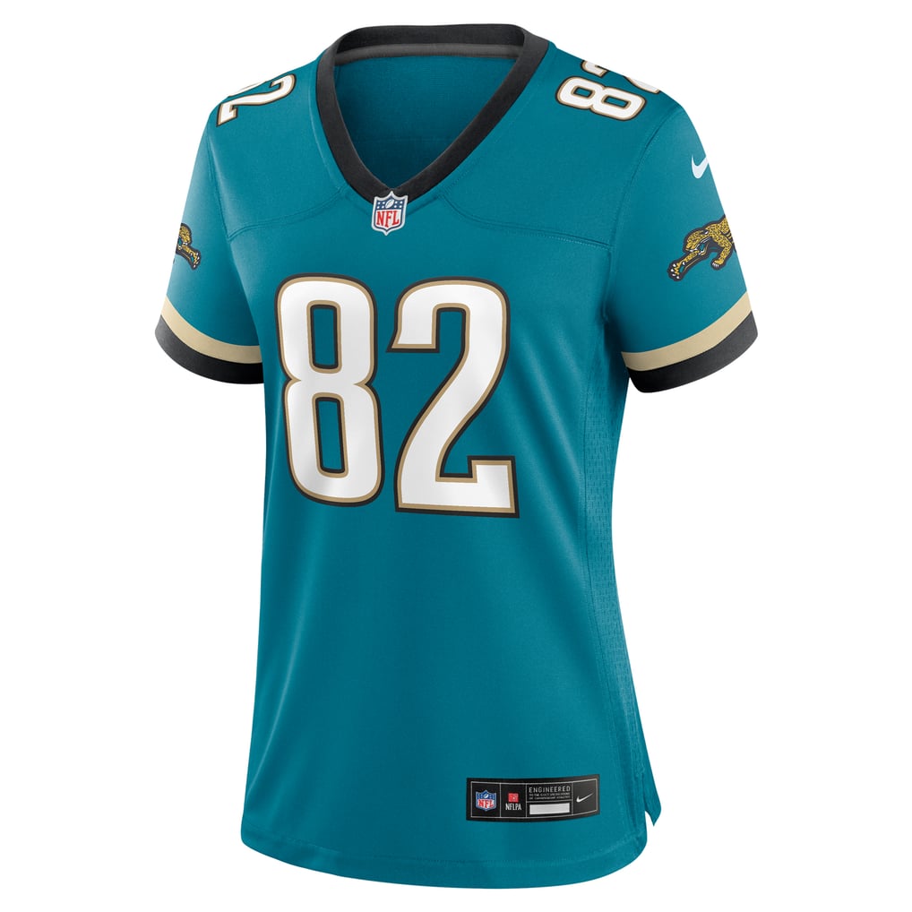 Women's Jacksonville Jaguars Jimmy Smith Nike Teal Prowler Throwback Retired Player Game Jersey - Image 3