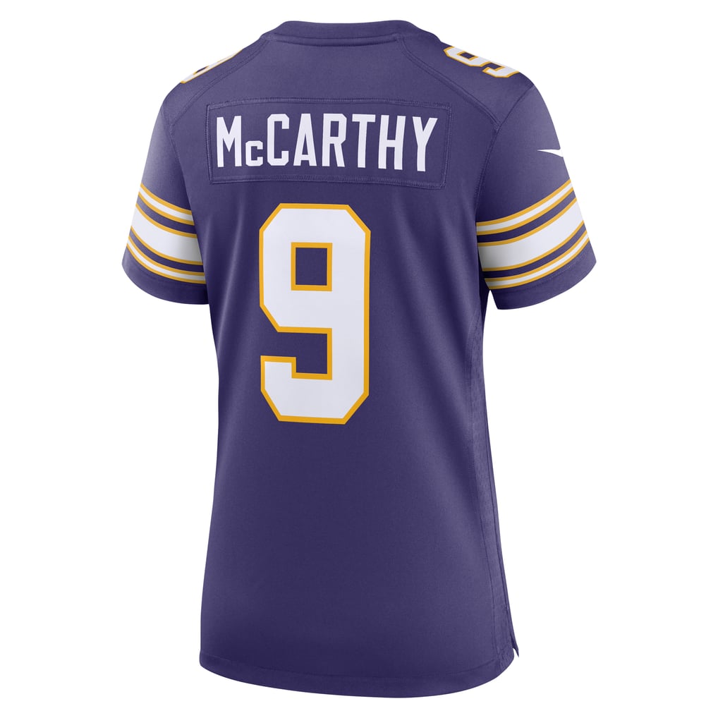 Women's Minnesota Vikings J.J. McCarthy Nike Purple 2nd Alternate  Player Game Jersey - Image 4