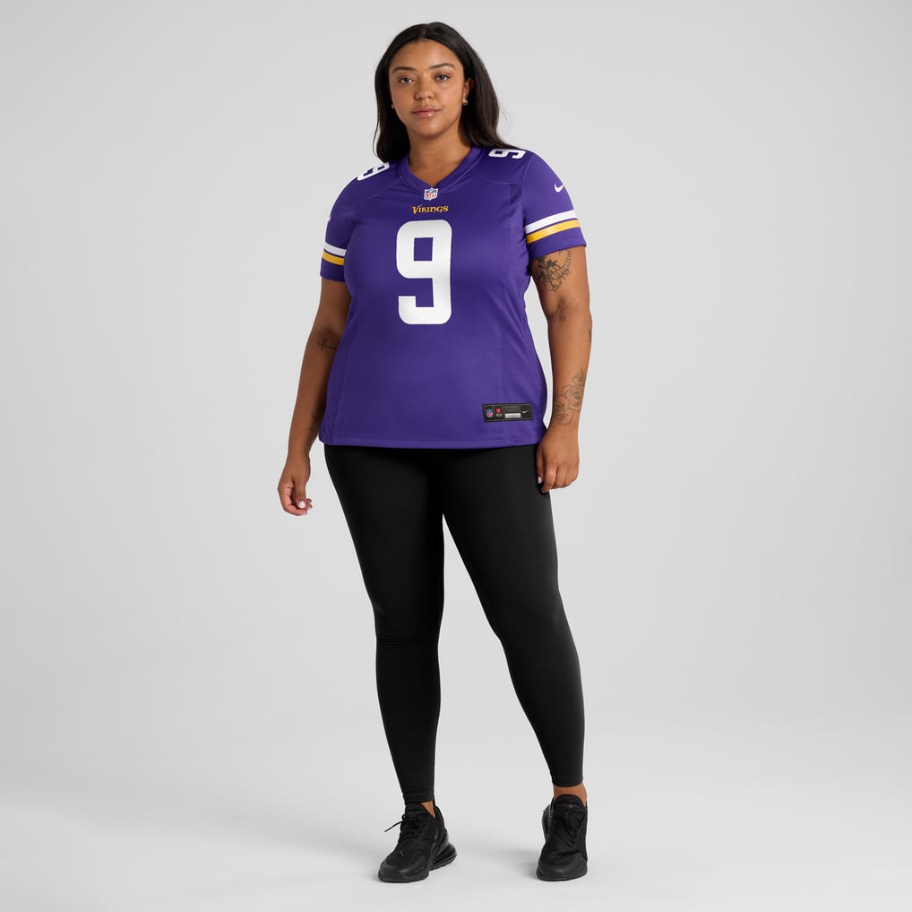 Women's Minnesota Vikings J.J. McCarthy Nike Purple  Player Game Jersey - Image 7
