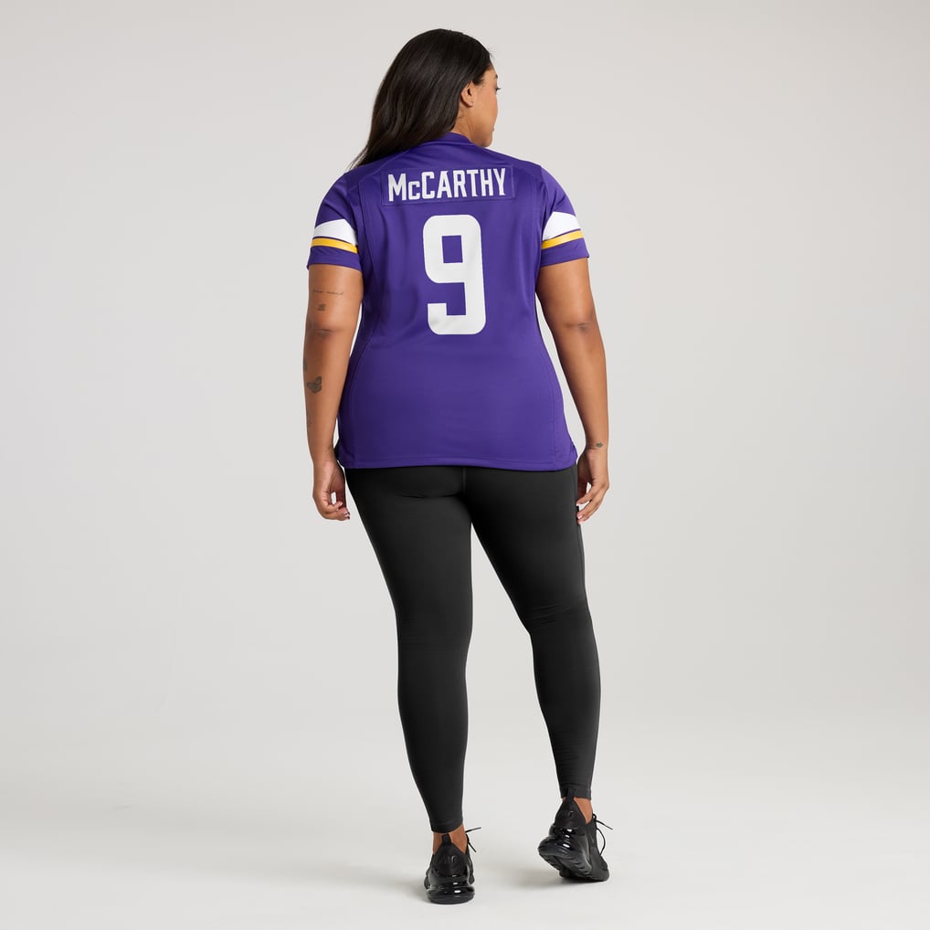 Women's Minnesota Vikings J.J. McCarthy Nike Purple  Player Game Jersey - Image 8