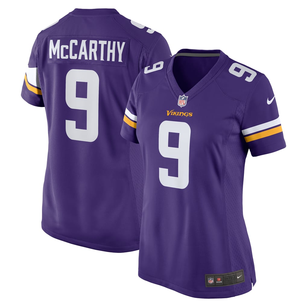 Women's Minnesota Vikings J.J. McCarthy Nike Purple  Player Game Jersey - Image 1