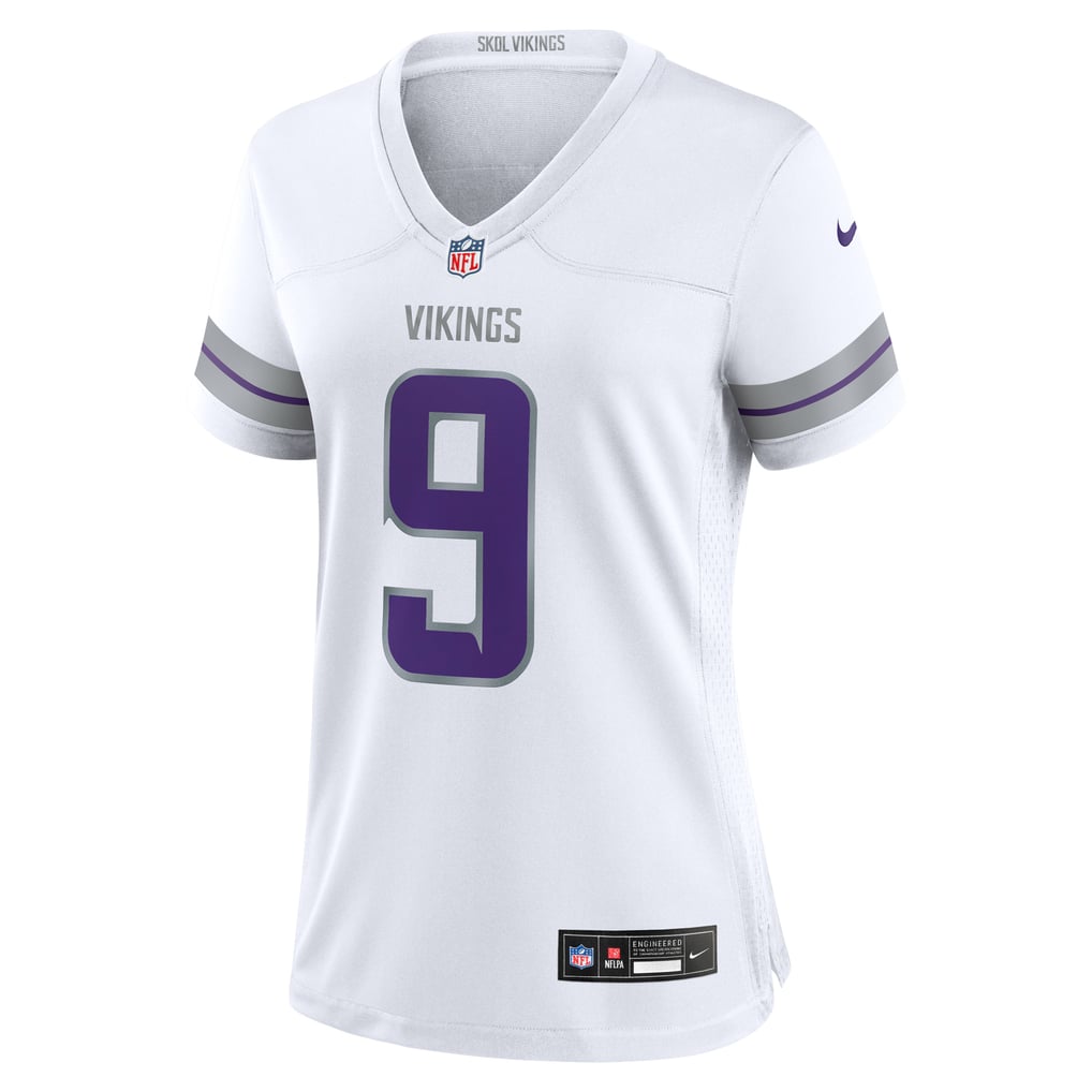 Women's Minnesota Vikings J.J. McCarthy Nike White Alternate Game Player Jersey - Image 3