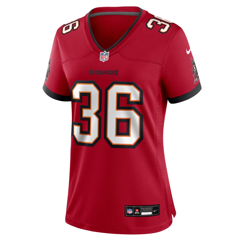Women's Tampa Bay Buccaneers JJ Roberts Nike  Red Team Game Jersey - Image 3