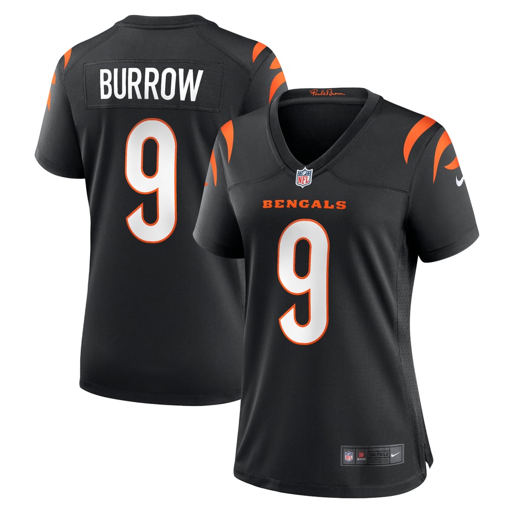 Women's Cincinnati Bengals Joe Burrow Nike Black Player Game Jersey - Image 2