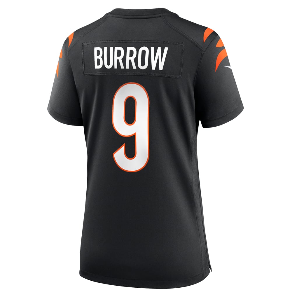 Women's Cincinnati Bengals Joe Burrow Nike Black Player Game Jersey - Image 4