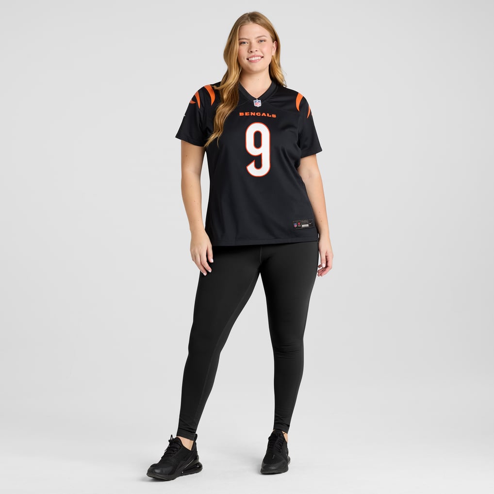 Women's Cincinnati Bengals Joe Burrow Nike Black Player Game Jersey - Image 7