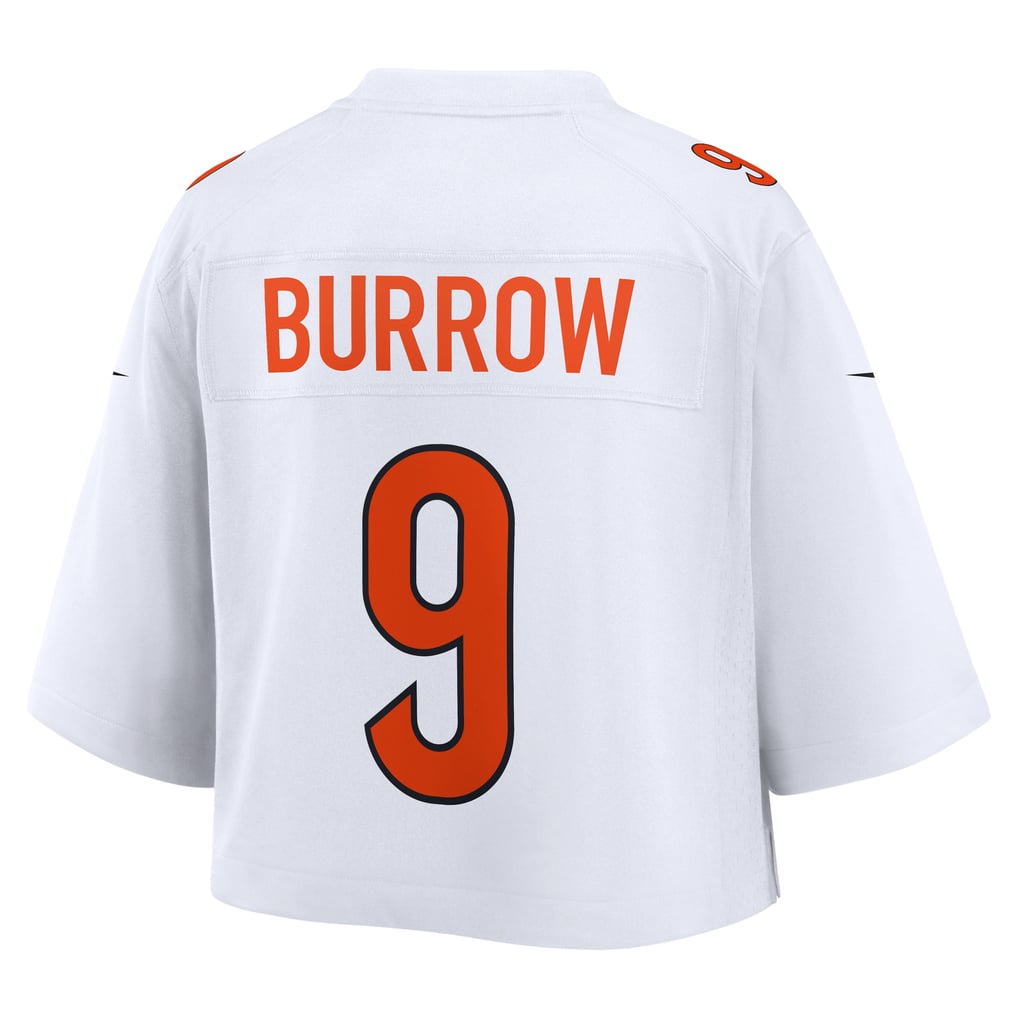 Women's Cincinnati Bengals Joe Burrow Nike White Cropped Fashion Game Jersey - Image 4