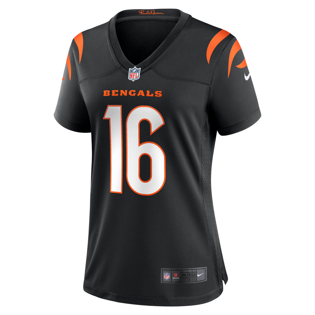 Women's Cincinnati Bengals Joe Flacco Nike Black Team Game Jersey - Image 3