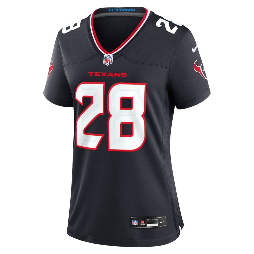 Women's Houston Texans Joe Mixon Nike Navy Game Jersey - Image 3