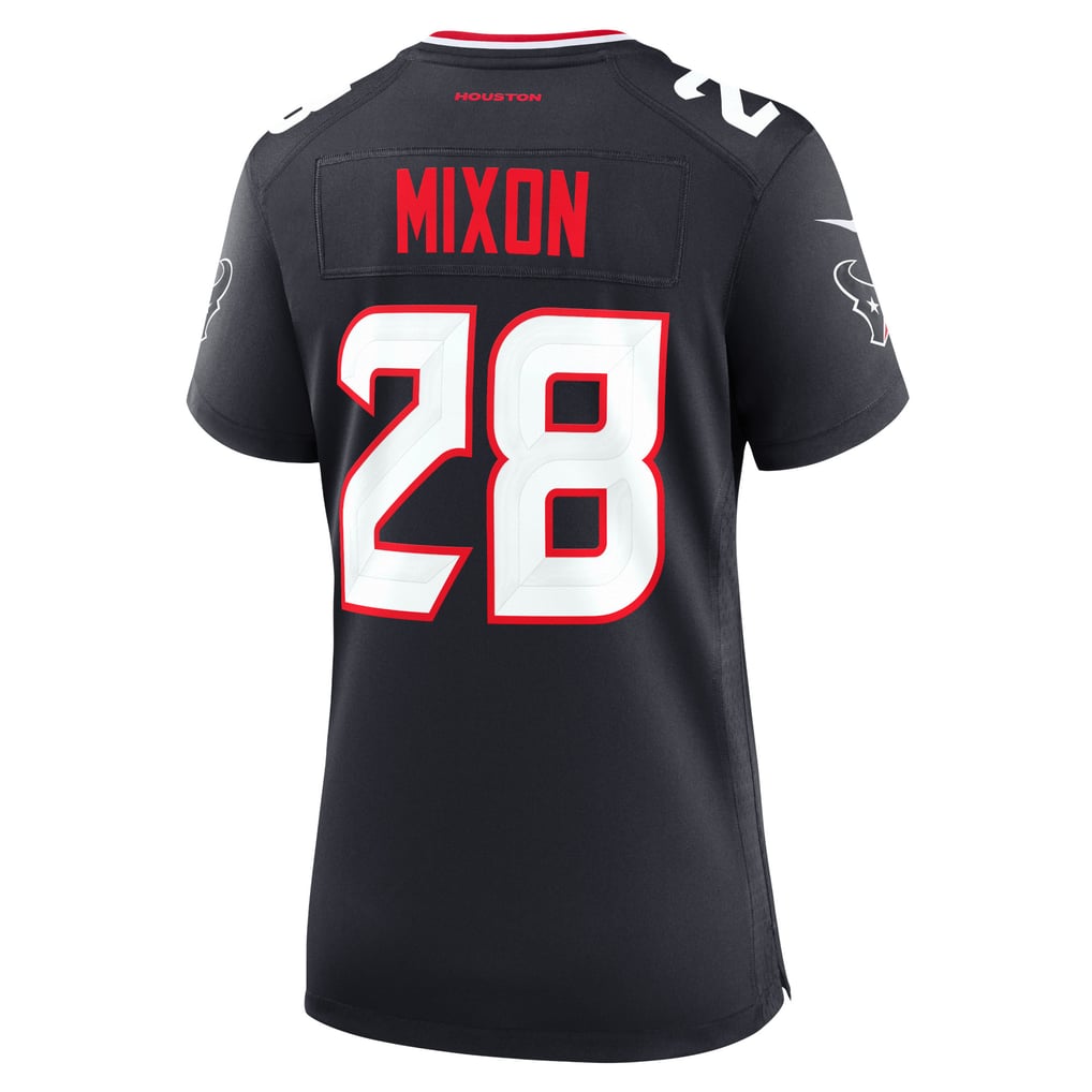 Women's Houston Texans Joe Mixon Nike Navy Game Jersey - Image 4