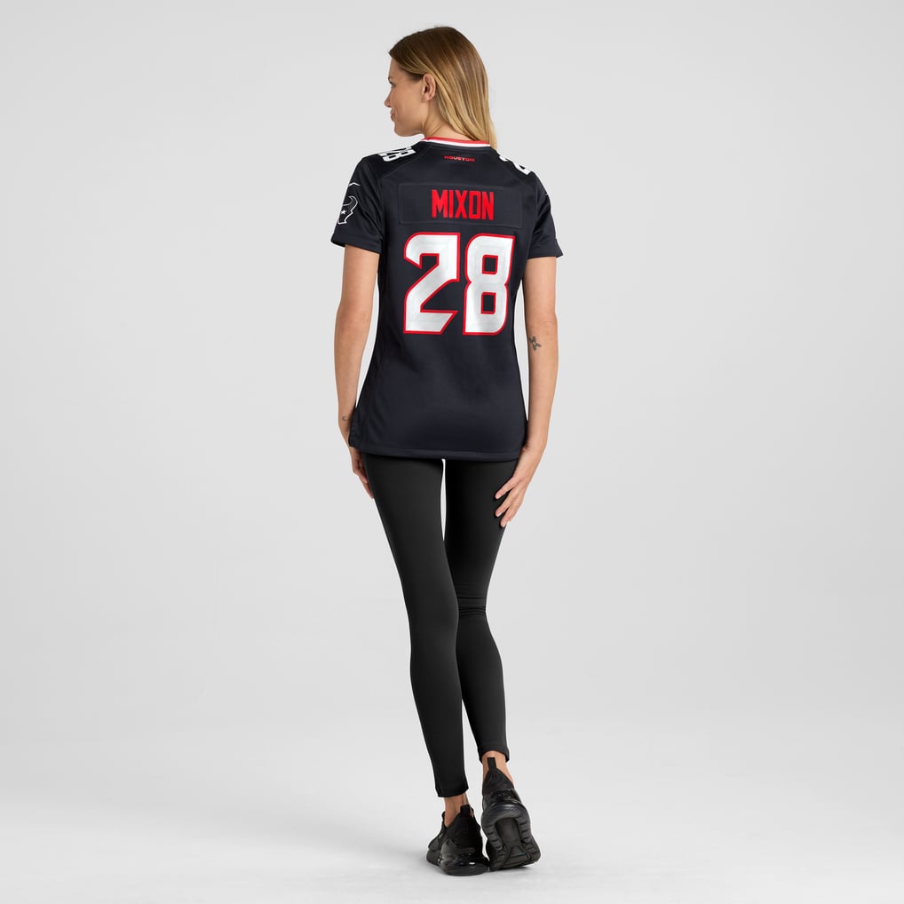 Women's Houston Texans Joe Mixon Nike Navy Game Jersey - Image 6