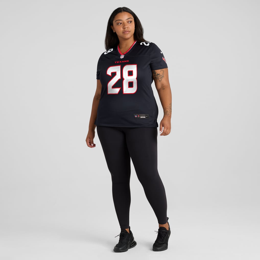 Women's Houston Texans Joe Mixon Nike Navy Game Jersey - Image 7