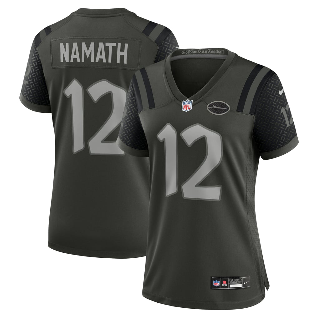 Women's New York Jets Joe Namath Nike Green Rivalries Collection Retired Player Game Jersey - Image 2