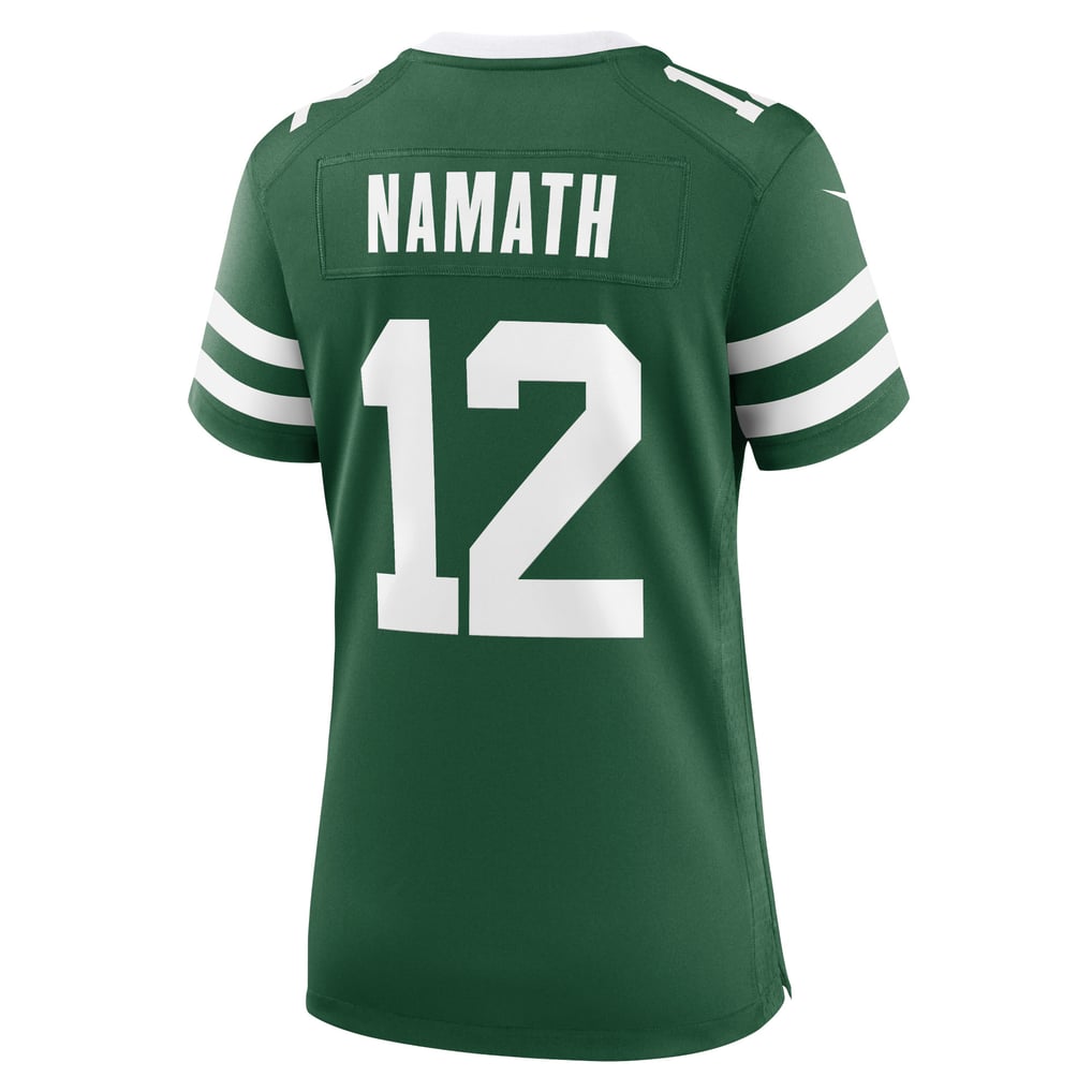 Women's New York Jets Joe Namath Nike Legacy Green Retired Player Game Jersey - Image 4