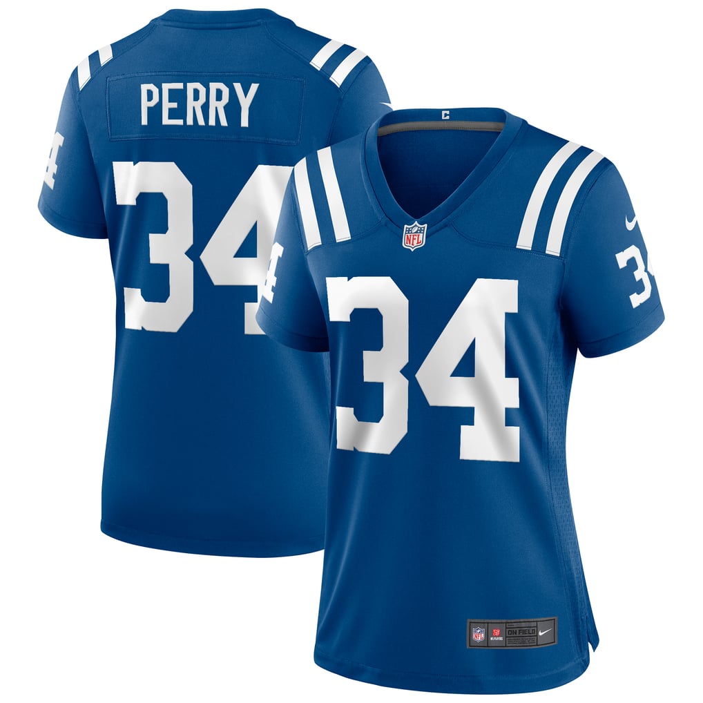 Women's Indianapolis Colts Joe Perry Nike Royal Game Retired Player Jersey - Image 2