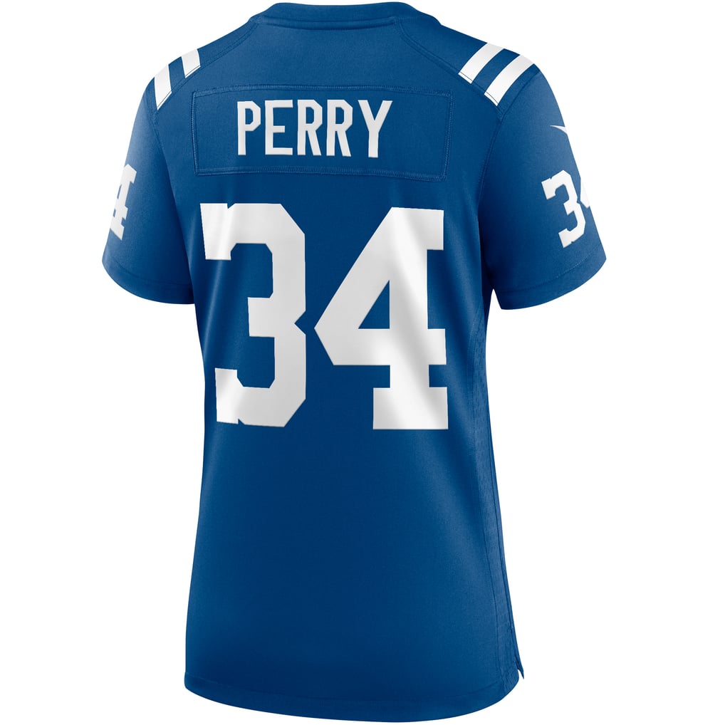 Women's Indianapolis Colts Joe Perry Nike Royal Game Retired Player Jersey - Image 4