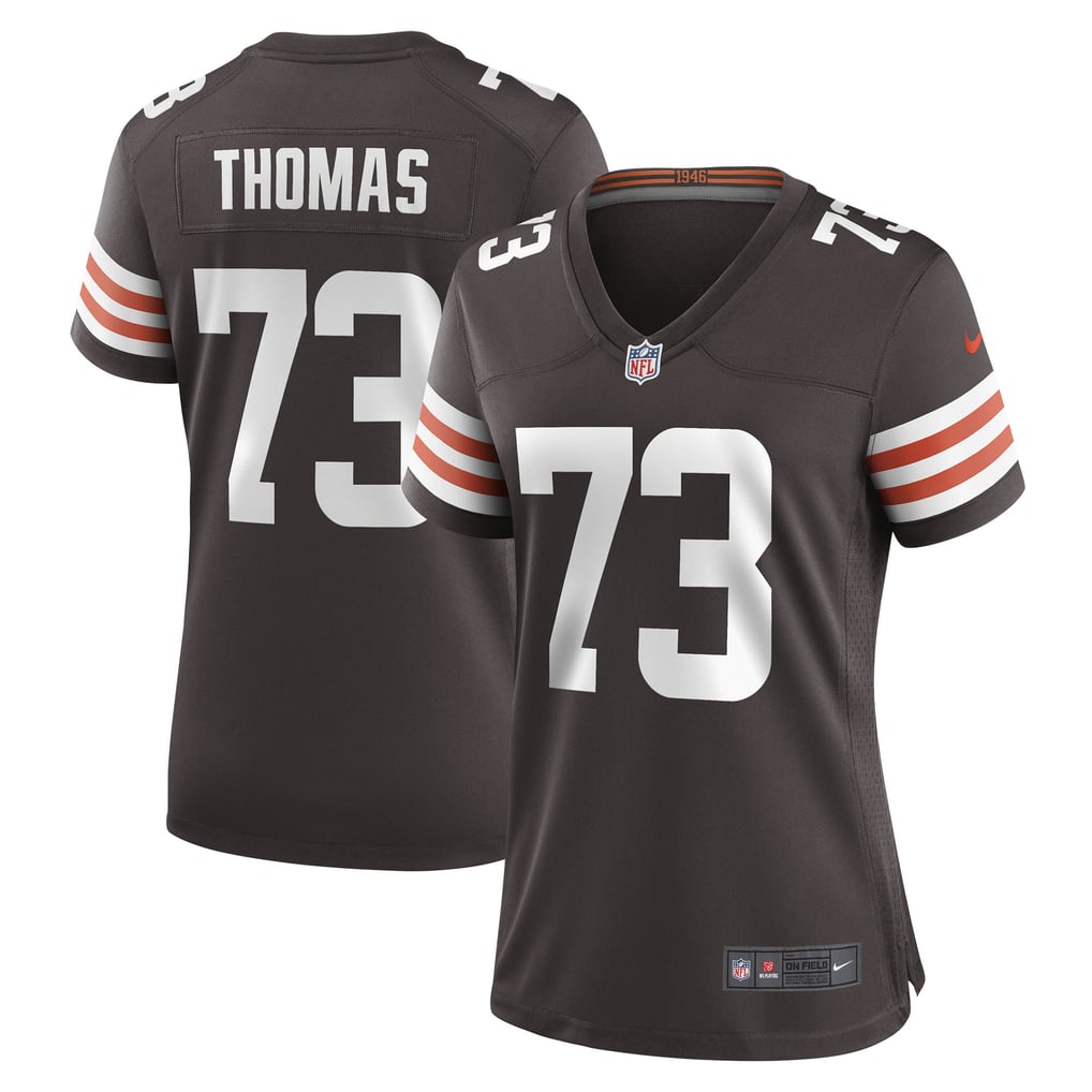 Women's Cleveland Browns Joe Thomas Nike Brown Retired Game Player Jersey - Image 2