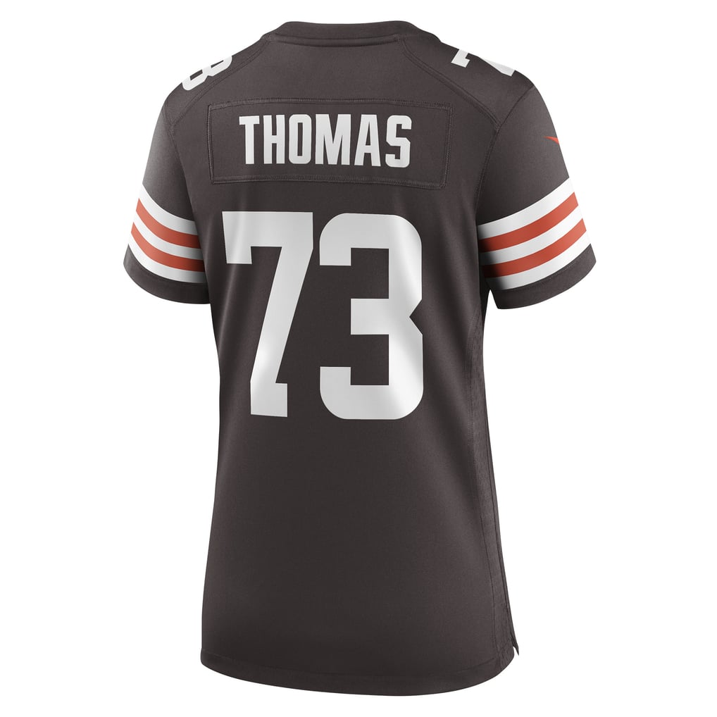Women's Cleveland Browns Joe Thomas Nike Brown Retired Game Player Jersey - Image 4
