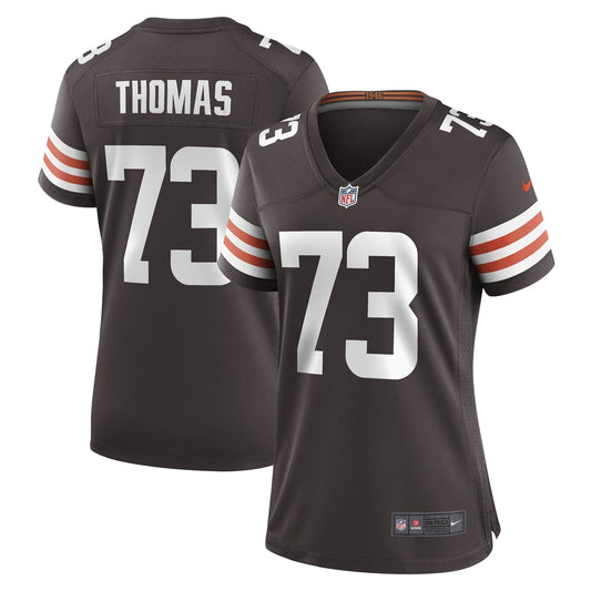 Women's Cleveland Browns Joe Thomas Nike Brown Retired Game Player Jersey - Image 1